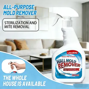 Powerful All-Purpose Mold Remover – suitable for clothes, household surfaces, washing machine door gaskets, bathroom tile grout, kitchen sinks and more. featuring a 300mL liquid formula.Cleaning Cleaner Treatment Agent