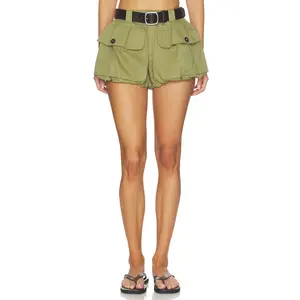 Sea Andrea Workwear Bubble Shorts in Army