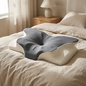 Cervical Pillow for Cozy Sleep, Odorless Ergonomic Contour Memory Foam, Orthopedic Bed Pillow for Side, Back, and Stomach Sleepers