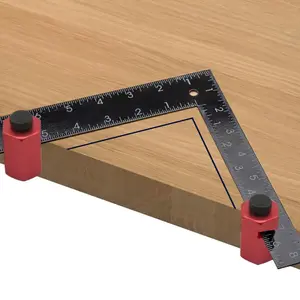 Stair Gauge for Layout Framing Square Attachment Rip Guide Speed Square Jigs, Tall Stair Gauge for Layout Framing Square Attachment Rip Guide Layout Measuring Tool