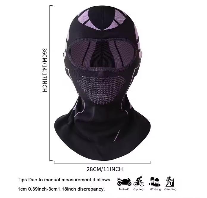 Breathable Windproof Balaclava Face Mask for Motorcycling Winter Ski Mask for Men Women High Stretchy Full Head Protection Under Helmet