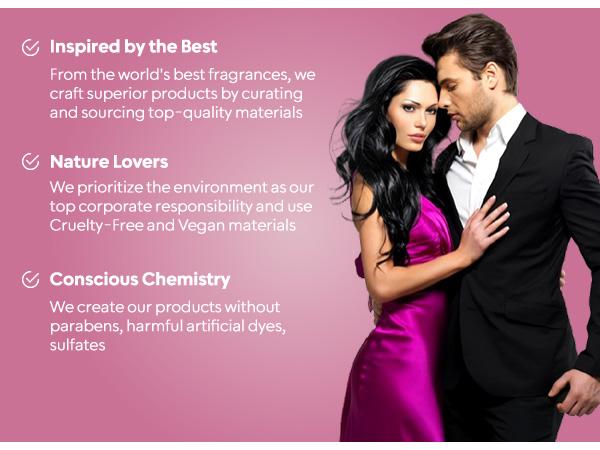 Bellavita Luxury CEO Man & Date Women Valentine Gift Set | Classic Perfume Duo 50ml Each | Power & Romance Combo | Couple Gift | Vegan & Cruelty-Free