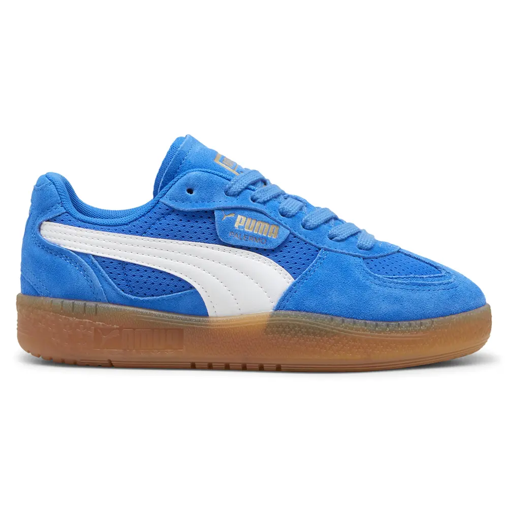 PUMA Womens Palermo Moda Vintage Lace Up Sneakers Shoes Casual - Blue
