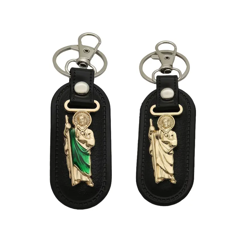 Pontiac Logo Keychain – Black & Red Metal Key FOB Pendant With Lobster Clasp