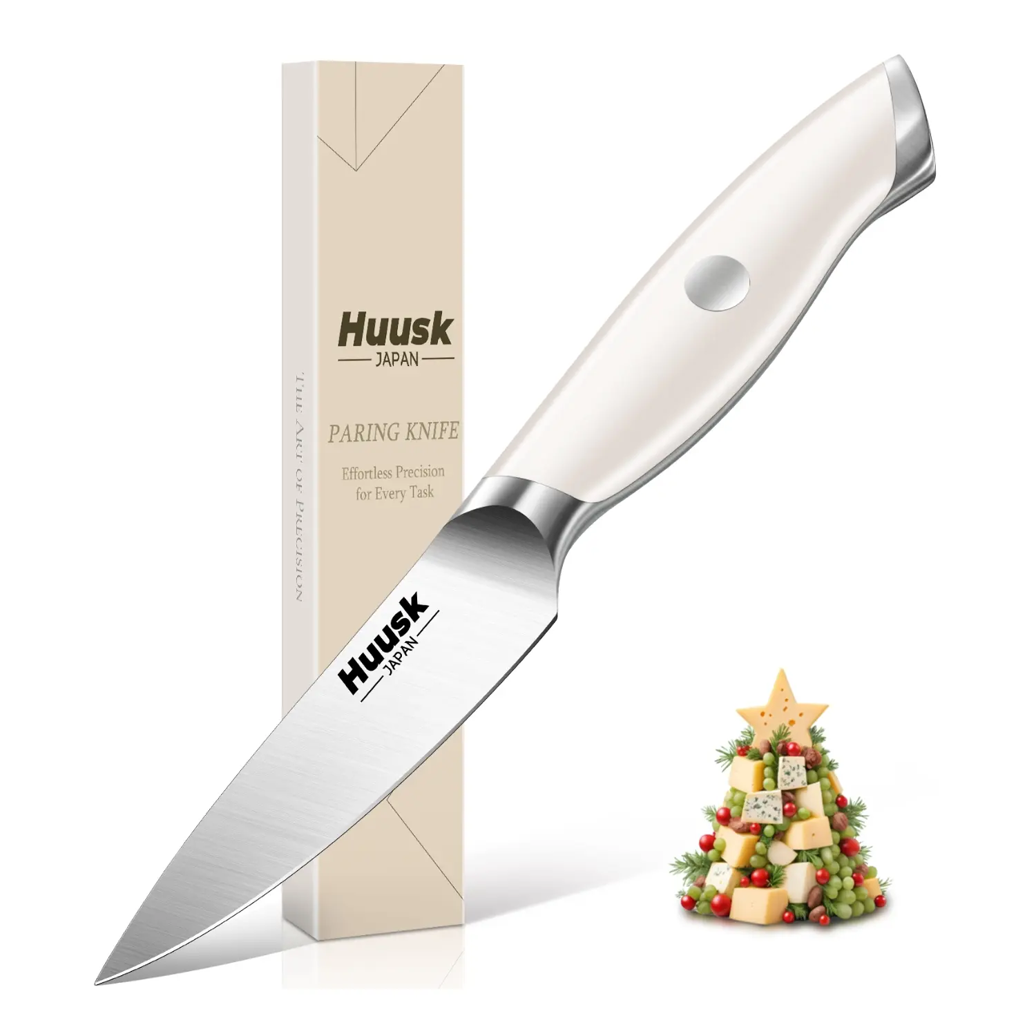 【Summer Sale】Huusk Household Peeler & Fruit Knife - Ergonomic Handle for Effortless Peeling,Perfect Christmas Gift