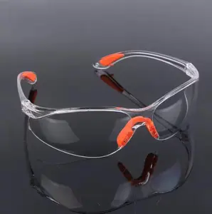 3-Pack Lab Work Safety Eye Protective Glasses PC Material Anti Impact Wind Dust Proof Goggles Safety Riding Clear Glasses
