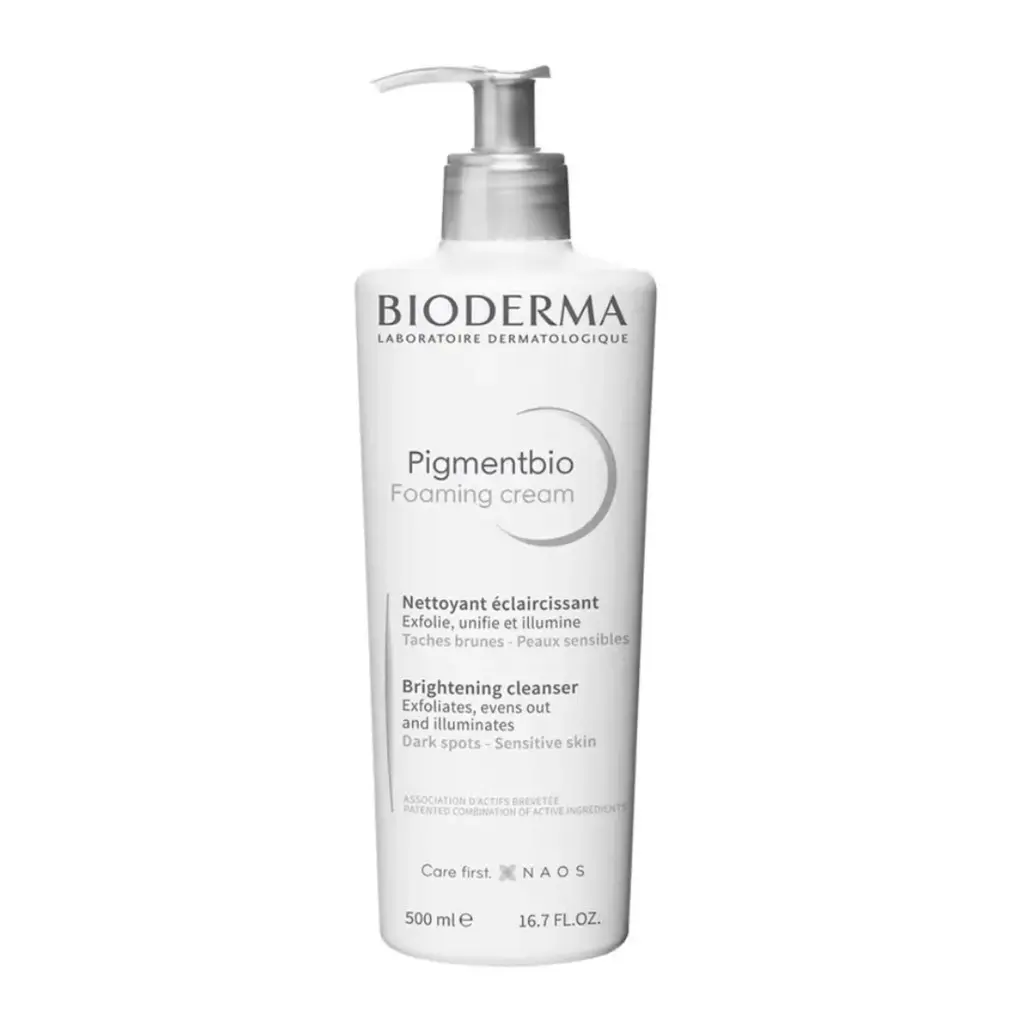 Pigmentbio Foaming cream Brightening exfoliating cleanser 500ml/ 16.9 oz with pump