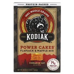 Kodiak Cakes Power Cakes®, Flapjack & Waffle Mix, Cinnamon Oat, 20 oz (567 g)