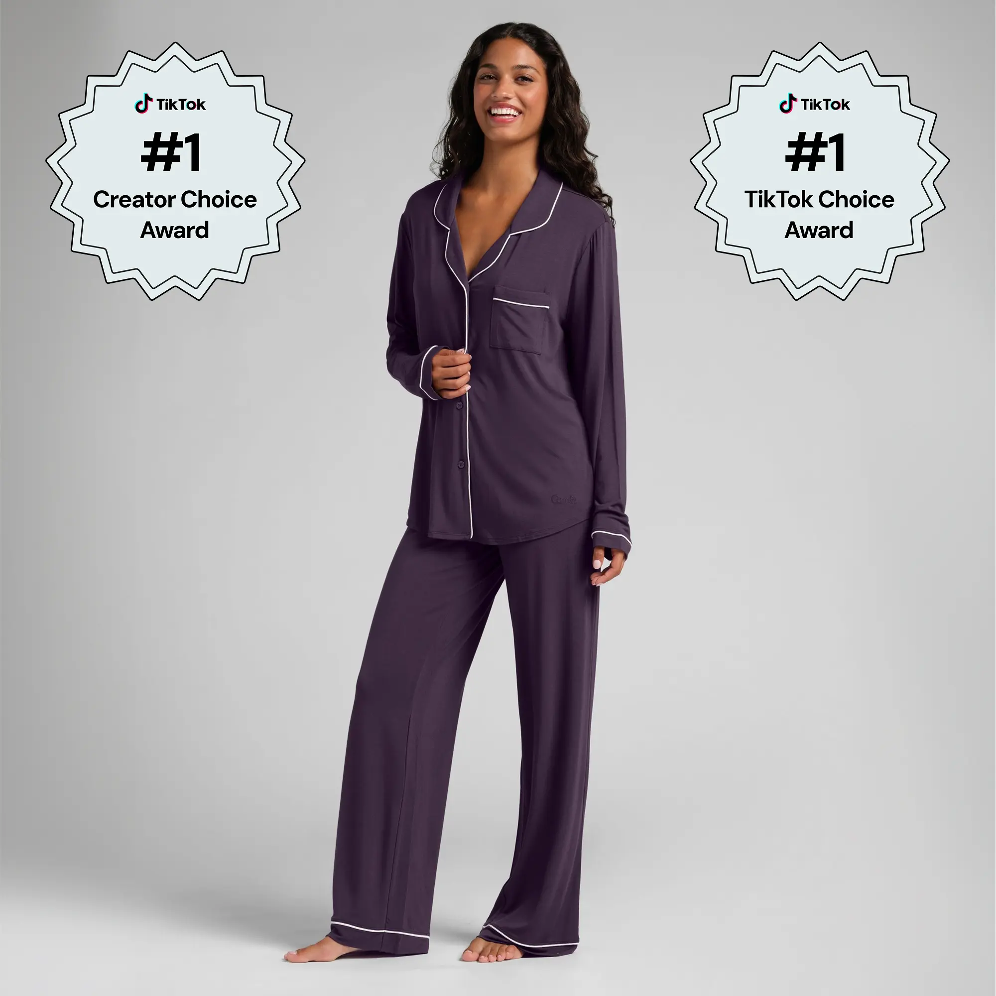 Comfrt | Luna Lounge PJ Set | Long Sleeve Soft Matching Pajamas