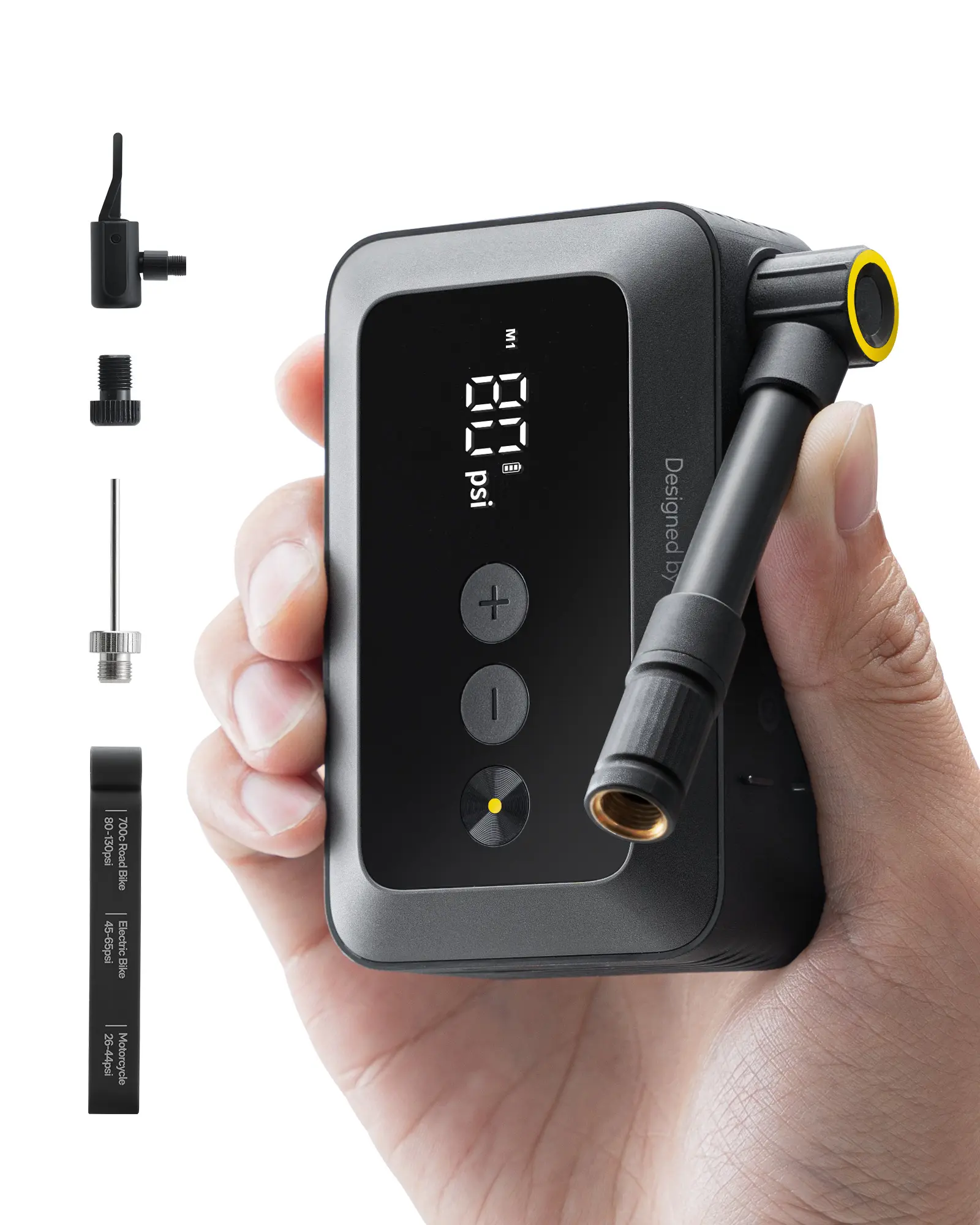 【Father's Day Gift】HOTO Mini Bike Tire Pump, 25s Fast Inflate with Gauge, 150PSI Portable Wireless Electric Air Pump, Automotive Maintenance Tools for Road/Mountain Bikes & Motorcycles, Outdoor Inflator Accessory,car accessories