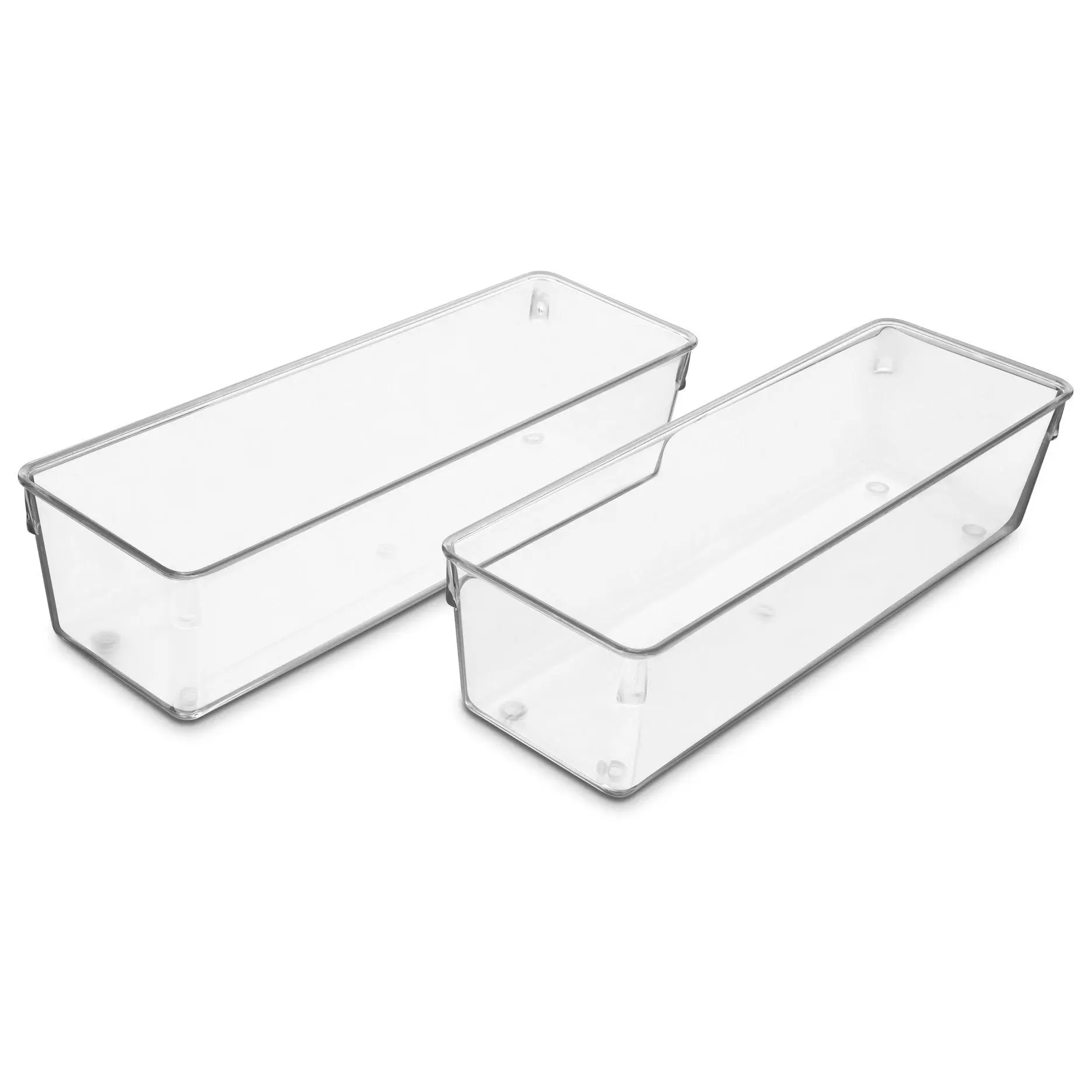 Sorbus Clear Drawer Organizer 2 Pack