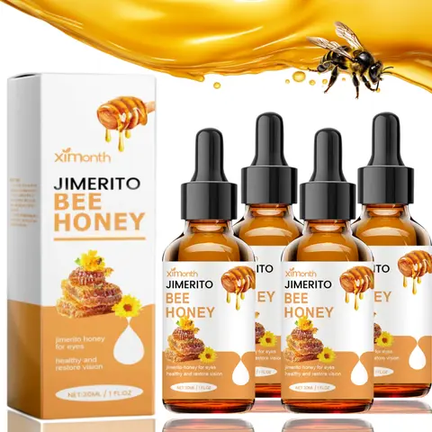 Bee Honey Eye Care Liquid - 30ml Mild Gentle Eye Skin Moisturizer, Natural Honey Extract Fragrance-Free External Eye Surface Skincare Only