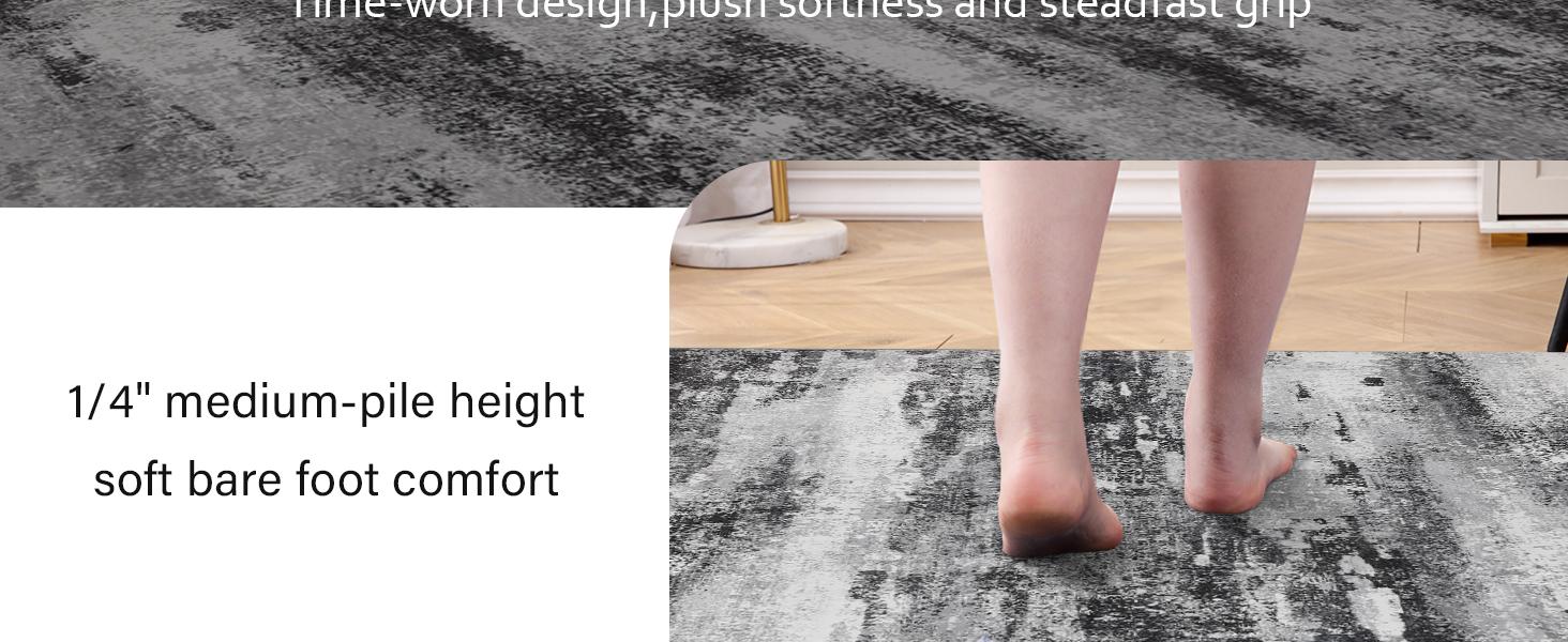 【Deals For You Days】GENIMO Modern Abstract Design Area Rug Soft Lightweight Cushioned Feel Durable for Living Room Bedroom Dining Room Machine Washable Non-Slip Backing 【Deals For You Days】GENIMO Modern Abstract Design Area Rug Soft Lightweight Cushioned Feel Durable for Living Room Bedroom Dining Room Machine Washable Non-Slip Backing