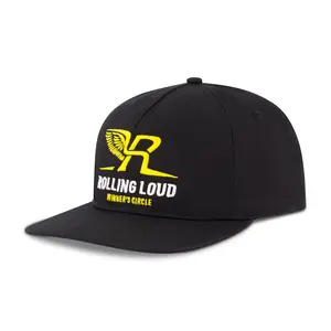 RL Winner's Circle Black 5 Panel Hat
