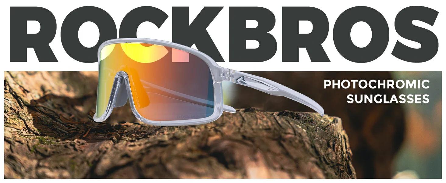 ROCKBROS Cycling Sunglasses Photochromic Polarized Sports Glasses UV400 Unisex ROCKBROS Cycling Sunglasses Photochromic Polarized Sports Glasses UV400 Unisex
