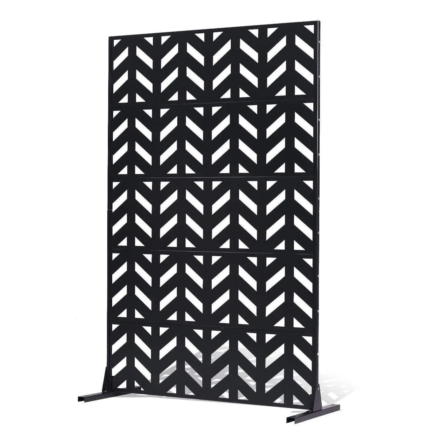 【SummerFinds】Vine-Compatible Stainless Steel Privacy Screen, 47"x72" Corrosion-Resistant Freestanding Outdoor Screen for Patio, Yard
