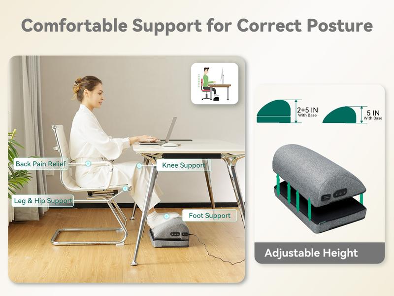 Snailax Vibration Foot Massager with Remote Control: Therapy Device, Full body relaxation, good for Lightweight. This device is easy to use to massage your feet, calves, legs, or waist, eliminating pain and discomfort. Bets Gift for your family.