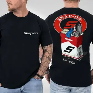 Snap-On Spark Plug T-Shirt, Vintage Toolbox Graphic Est. 1920, Mechanic Workwear Cotton Tee, Unisex Menswear, Gift for Garage Lovers, Gift for Auto Enthusiasts, Gift for Tool Collectors