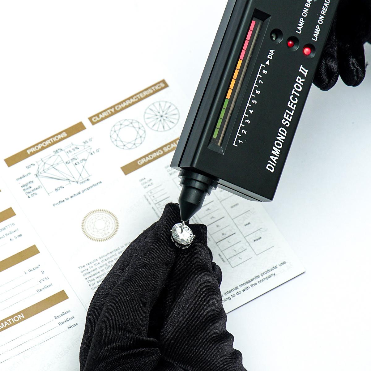 S925 Oval Cut Synthetic Moissanite Stud Earrings Christmas Valentine’s Day Weddings Engagements Anniversaries Gift For Men Women