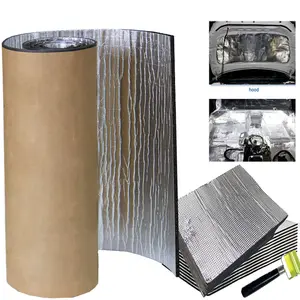 80''x40''/60''x40'' Car Sound Deadening mat - 394 mil 43SQF Butyl Automotive Thermal Sound Deadener for Auto Hood Engine Roof Door and Trunk- Noise Insulation and Vibration Dampening Material