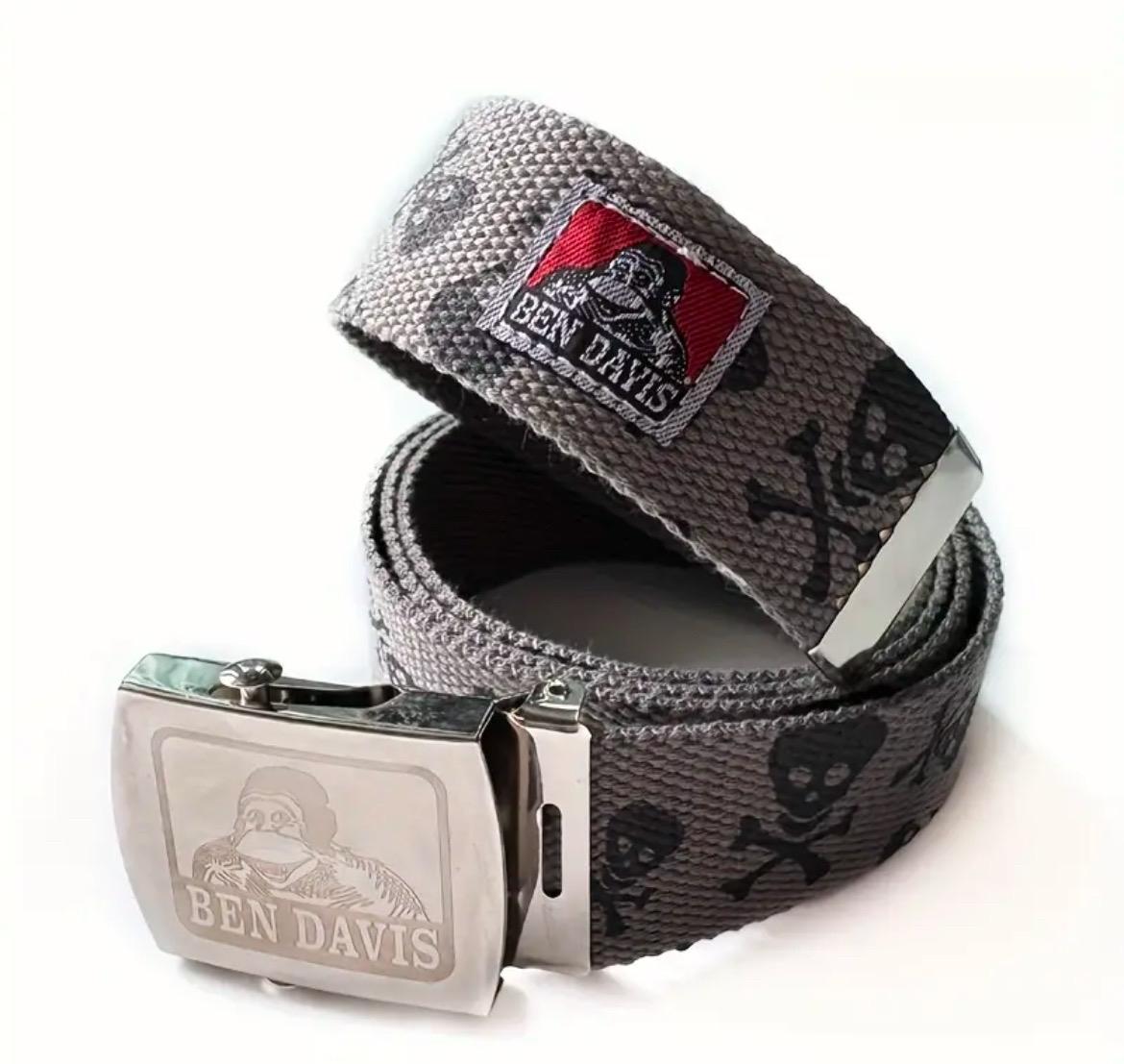 Ben Davis Skull and Crossbones Belt for Men and Women - Versatile Design, Ideal for Everyday Wear beanie hat Ben Davis Skull and Crossbones Belt for Men and Women - Versatile Design, Ideal for Everyday Wear beanie hat