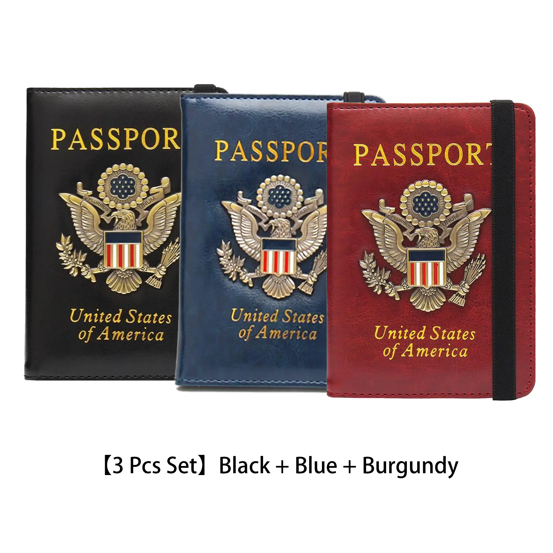 Black + Blue + Burgundy