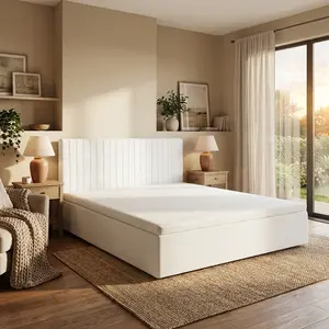 Compression Bed Memory Foam No Installation Required Frameworkless Automatic Rebound Ideal for Bedrooms Apartments and Rental Properties Comfort and Convenience All in One Solution Gray (King or Queen)