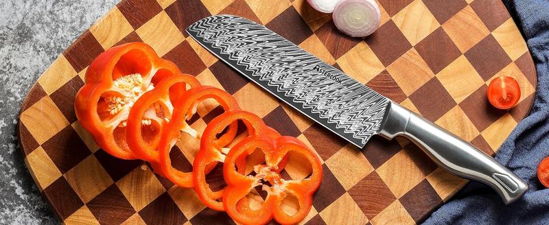 【Silver Iron Throne】Astercook Knife Set, 14-Piece Kitchen Knives Set Utensils Built-in Knife Sharpener, Dishwasher Safe Blade with Kitchen Steak Knives Steel Cutting Home