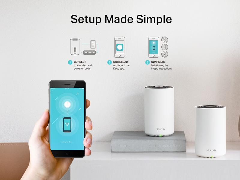 TP-Link Deco XE75 (3-pack)  AXE5400 Tri-Band WiFi 6E Mesh System – 7200 Sq.Ft Coverage, AI-Driven Mesh, 6GHz Band, Engadget Rated Best Mesh for Most People, Replaces WiFi Router and Extender