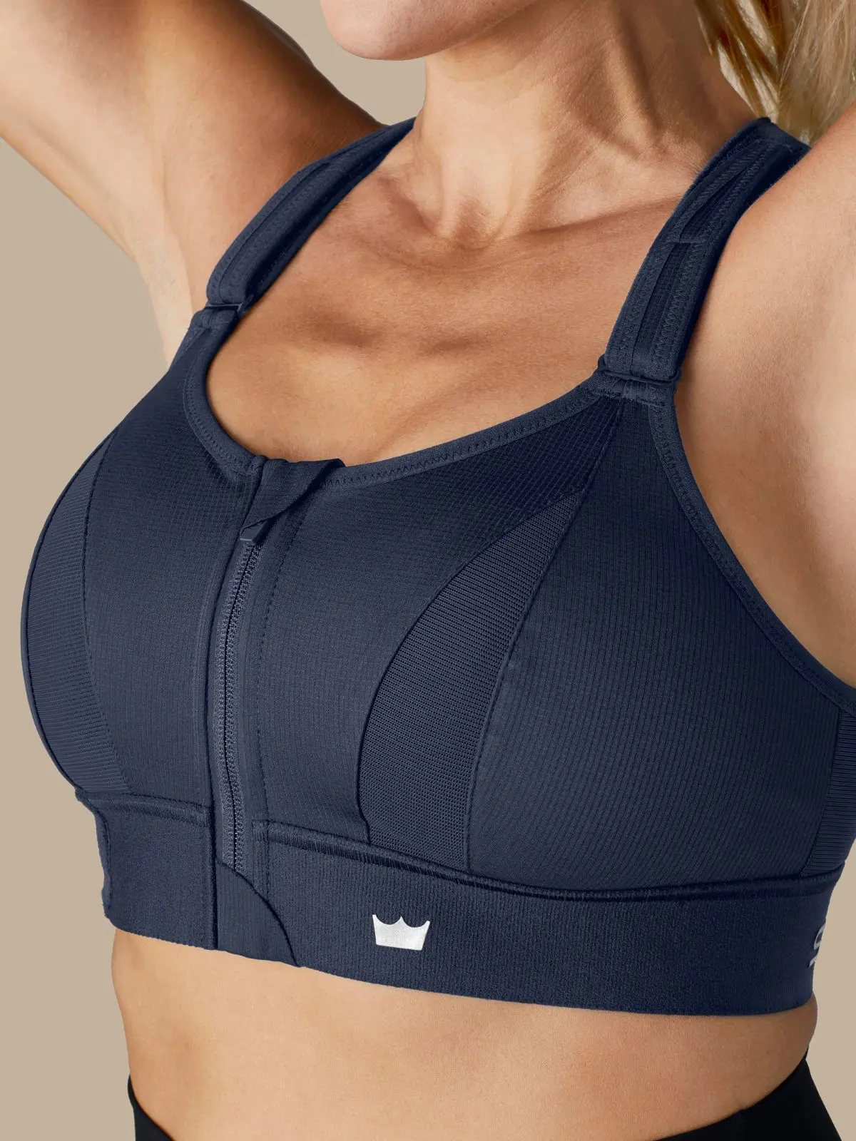 SHEFIT Ultimate High Impact Sports Bra for Women - Fully Adjustable, Wirefree & Padded Support with Convertible Straps for Workouts, Adjustable Workout Bra