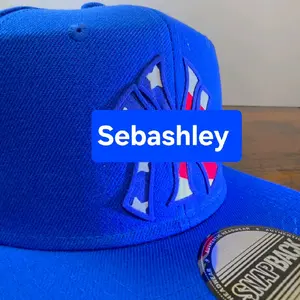 Gorra Azul Snapback Alta Densidad 3D Casual Talla Ajustable con Diseño EEUU Estilo Urbano