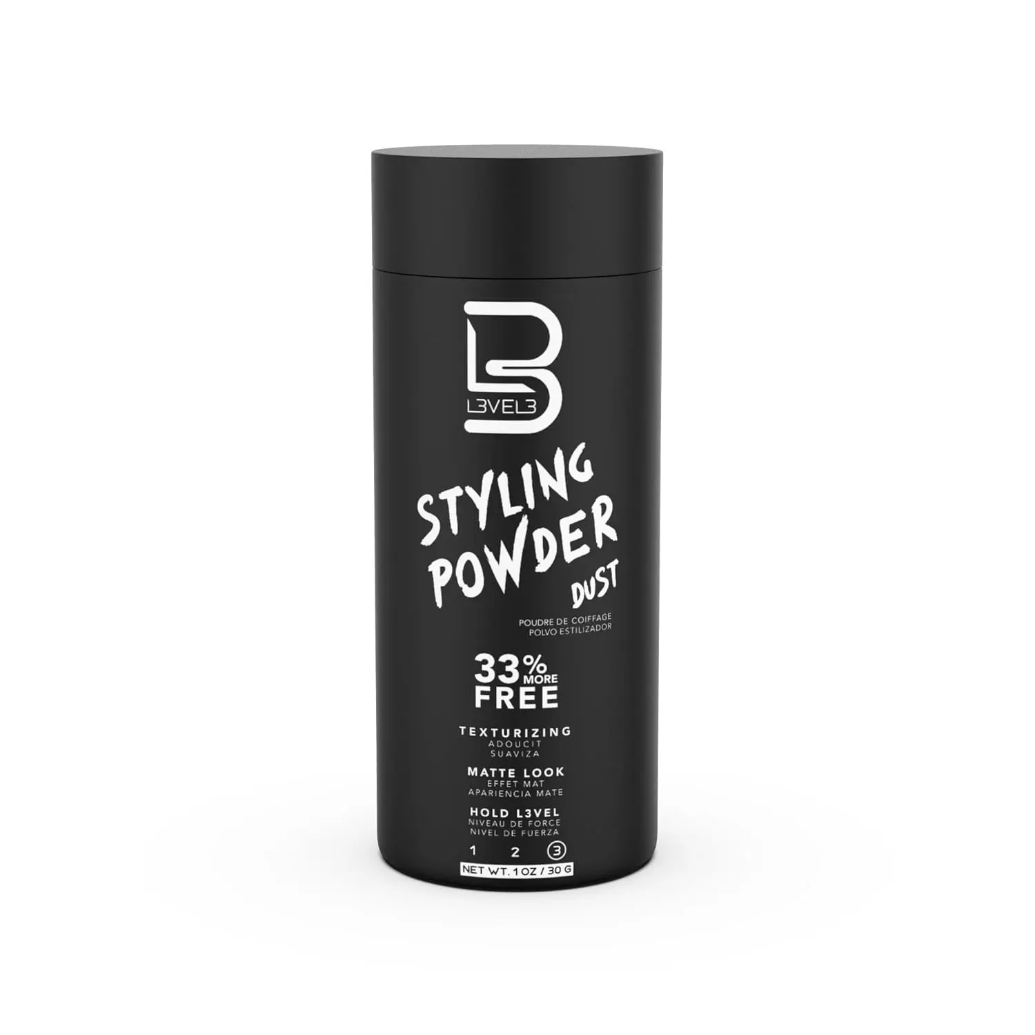 L3 Level 3 Styling Powder - Natural Look Mens Powder - Easy to Apply with No Oil or Greasy Residue (Small - 30 Grams) Body Care Lightweight