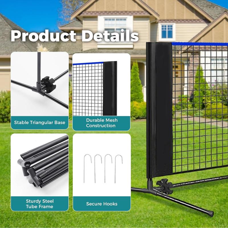 Height Adjustable Volleyball Net for Pool & Backyard, Portable Outdoor Sports Net with Carry Bag, 10FT/14FT/17FT, Red and Blue Available Height Adjustable Volleyball Net for Pool & Backyard, Portable Outdoor Sports Net with Carry Bag, 10FT/14FT/17FT, Red and Blue Available