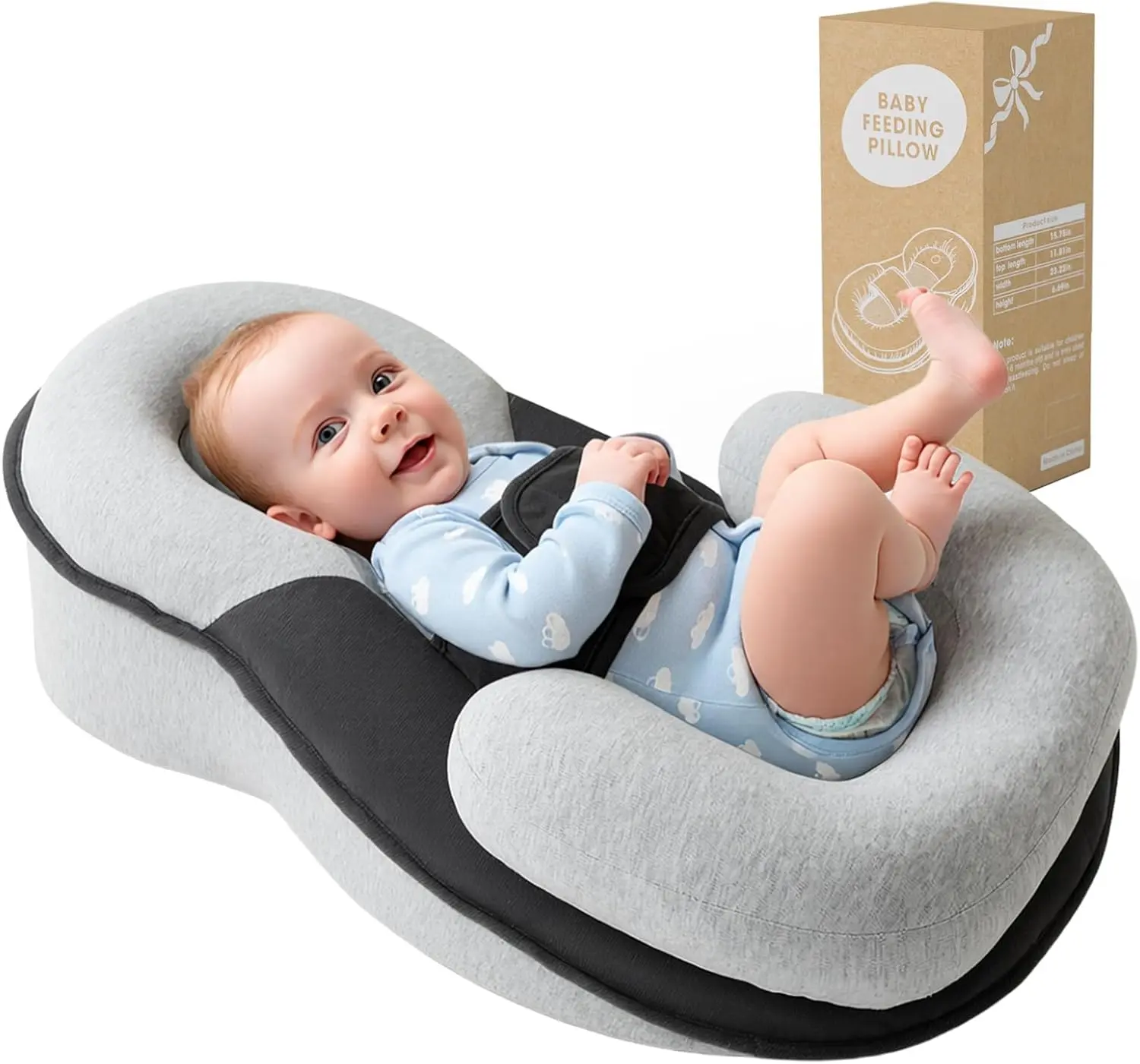 Baby Feeding Pillow with Adjustable Design for Baby 0-12 Months