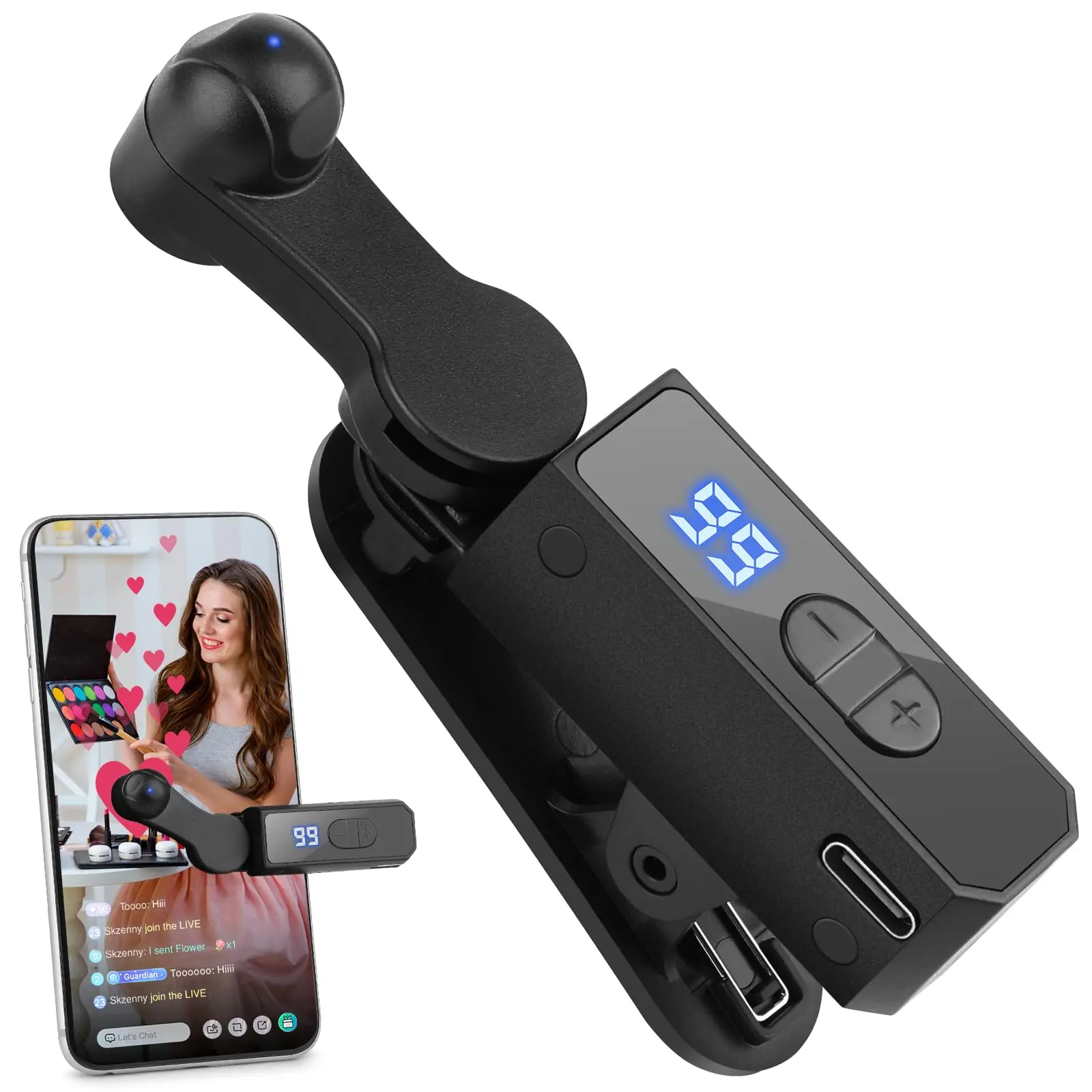 Recharge Auto Clicker for Smart Phone, Phone Screen Device Speed Clicker for iPhone iPad Apps, Fast Click Simulation Finger Continuous Click for Game, Live Broadcasts Likes, Lightning Deal, Reward Task #SummerVibes