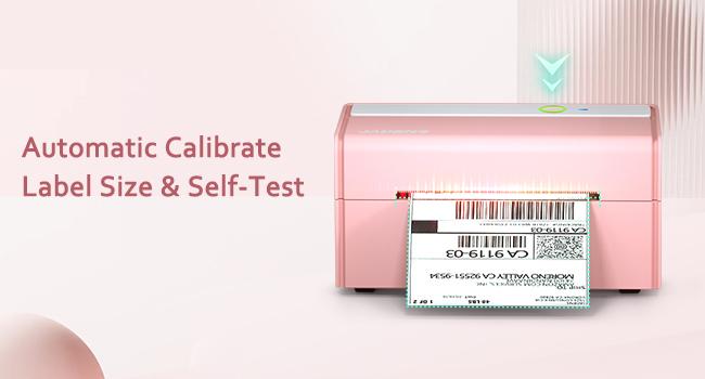 JADENS Bluetooth Shipping Label Printer 468BT High-speed Thermal Print US Type Wireless Shipping Label Printer for Small Business & Package, USPS