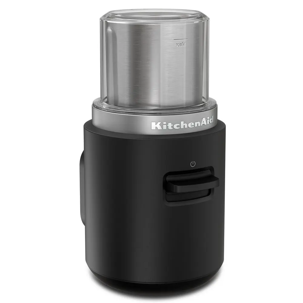 KitchenAid Go Cordless Blade Grinder battery sold separately KBGR100: Coffee Bean & Spice Grinder Stainless Steel 5 Cup Capacity