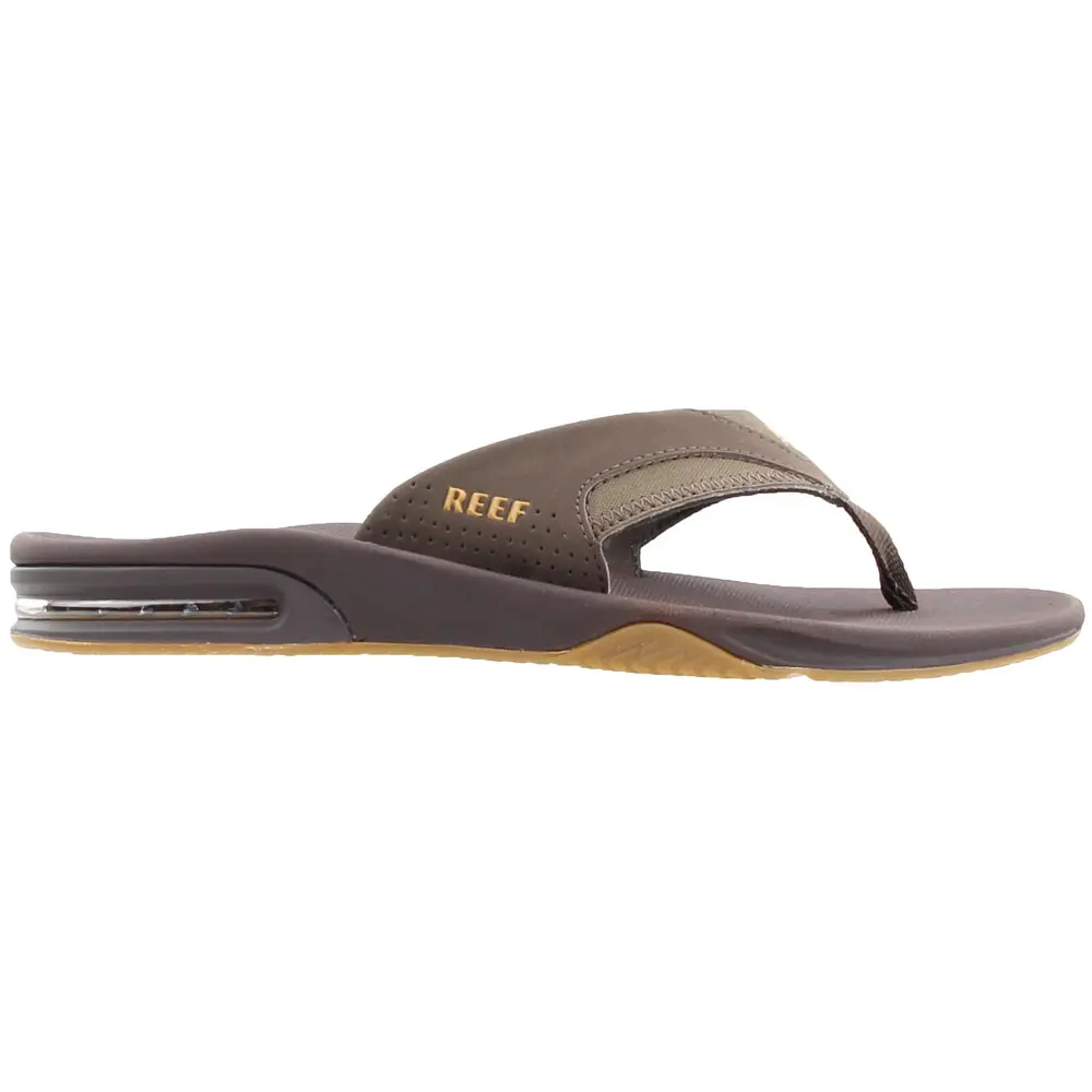 Reef Mens Fanning Flip Flops Casual Sandals Casual - Brown