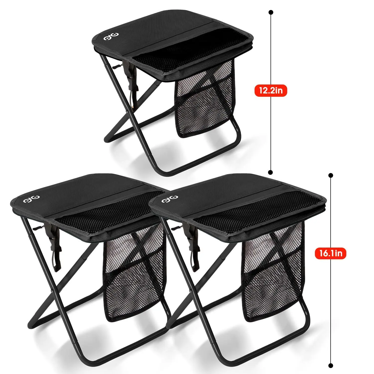 Family pack-Black(2 adults 16.2in+1 child1 2.2in)