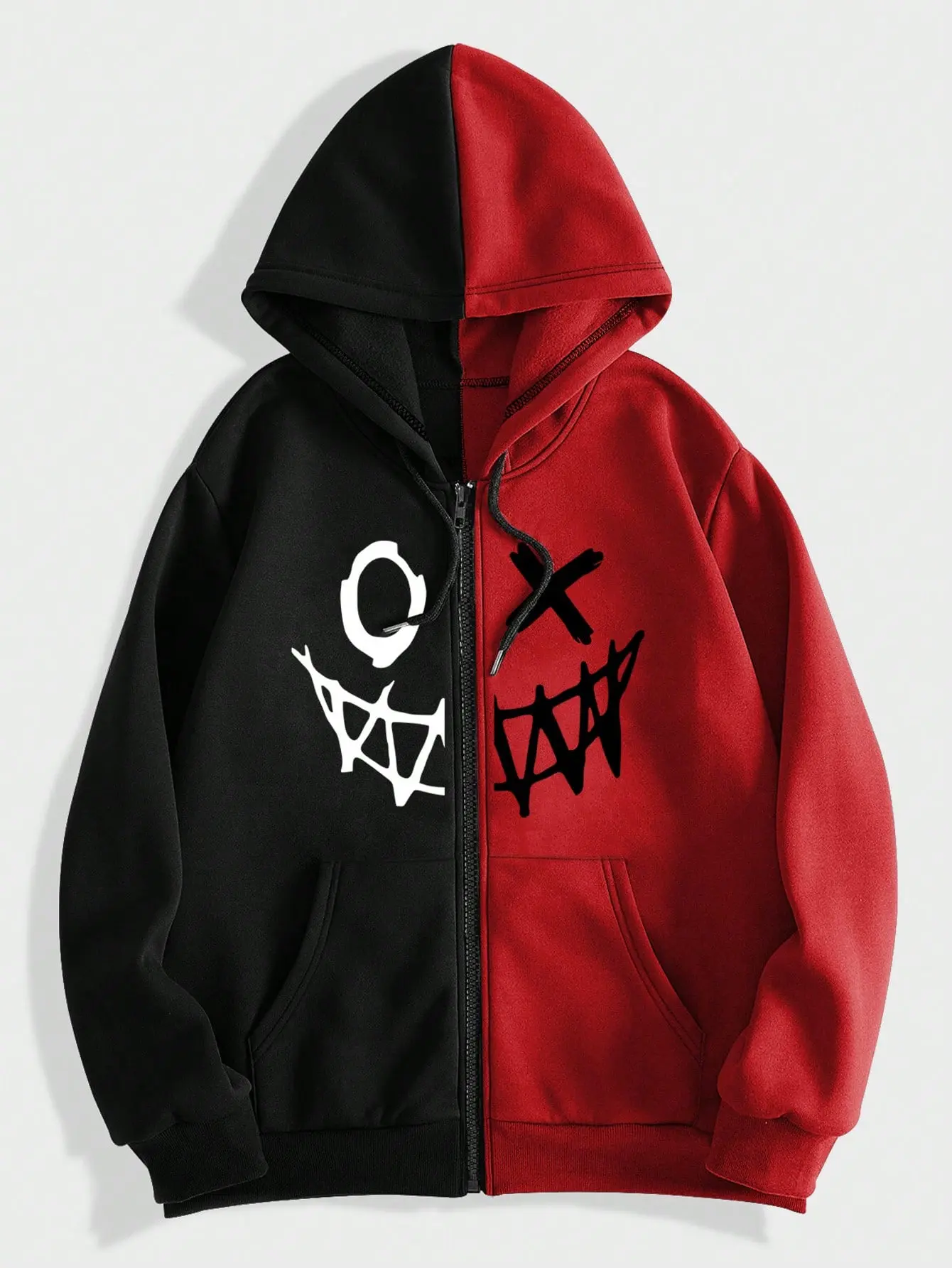 Zip Up Hoodies Graphic Long Sleeve Pullover Hoodies Sweatshirt Western Streetwear Hoodies