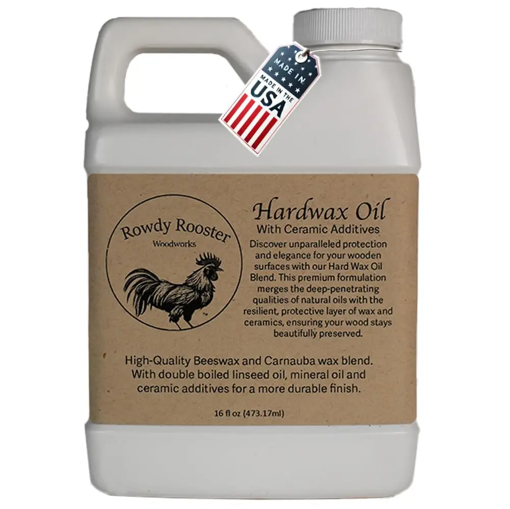 HardWax Furniture Oil with Nano-Ceramic Additives - Durable Wood Finish with Beeswax and Carnauba Blend Smooth Household