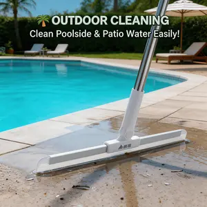 Maryya Cuban Mop Silicone Floor Squeegee for Shower & Bathroom – Water Scraper for Tile, Floor & Glass