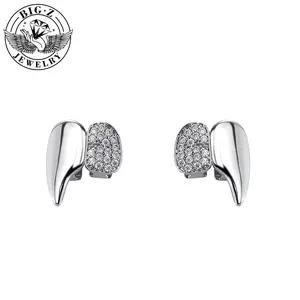 【Fashion casual】Hip Hop Grills Jewelry Micro-Inset Zircon Braces Rapper Accessories Bling，cos vampire Christmas Ball Carnival Party Costume Accessories