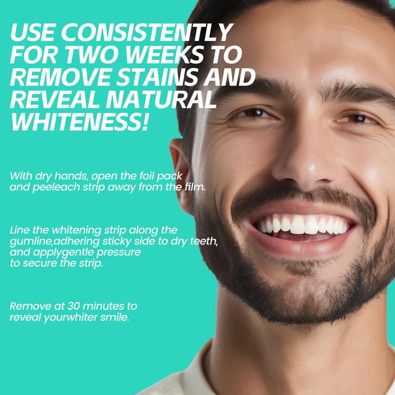 Ceelike 7-Day Teeth Strips | Enamel-Safe Formula for a Healthier & Refreshed Smile | Easy & Comfortable Fit