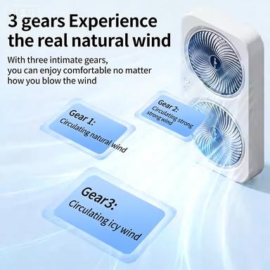 New desktop mini fan, USB charging, suitable for home, dormitories, strong airflow, great as a gift.