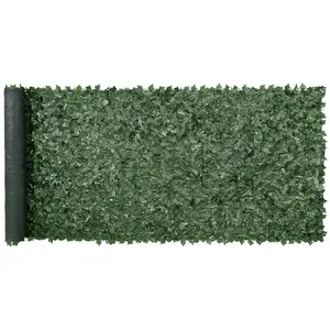 59x158 Inch Artificial Ivy Privacy Fence – Extra-Large Green Wall Screen with Reinforced Mesh Backing & Durable Joints, Faux Hedge Vine Decor for Garden/Yard/Balcony