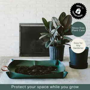 Arber Repotting Mat – Reusable Indoor Planting and Potting Surface for Mess-Free Plant Care, Water-Resistant Mat Designed for Repotting, Pruning, and Routine Indoor Gardening Tasks