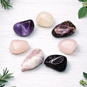 Love Pouch with Crystals, Sage, Palo Santo Sticks and Selenite Wand