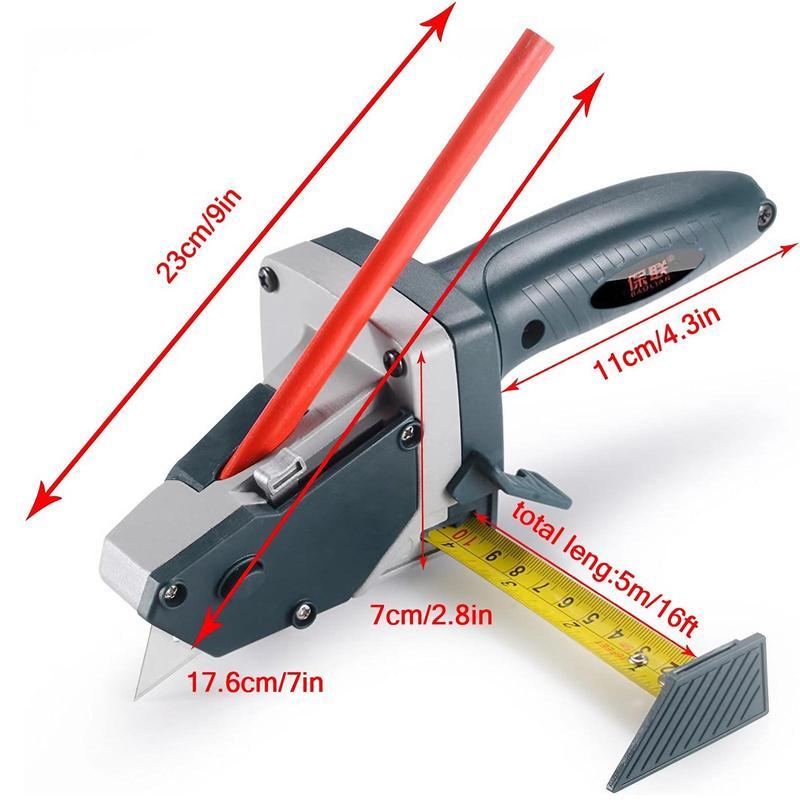 Dealsforyoudays Wood/Plaster Hand Cutter - Compact Drywall Work Tool with Clean Chip-Free Precise Cuts, Anti-Slip Grip, Labor-Saving Operation, Precise Positioning, Portable Design for Home DIY Projects, Cutter + Blade
