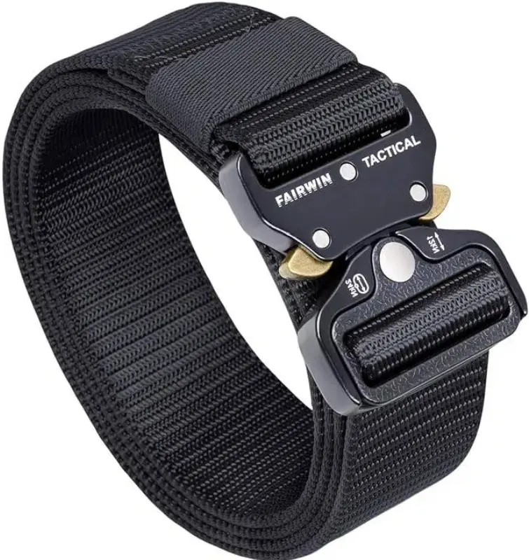 【Flash sale】061 Tactical Belt - Quick-Release Heavy-Duty 1000D Nylon Military Police Firefighter Duty Gear - Pro Security Unisex Work Belt - TikTok